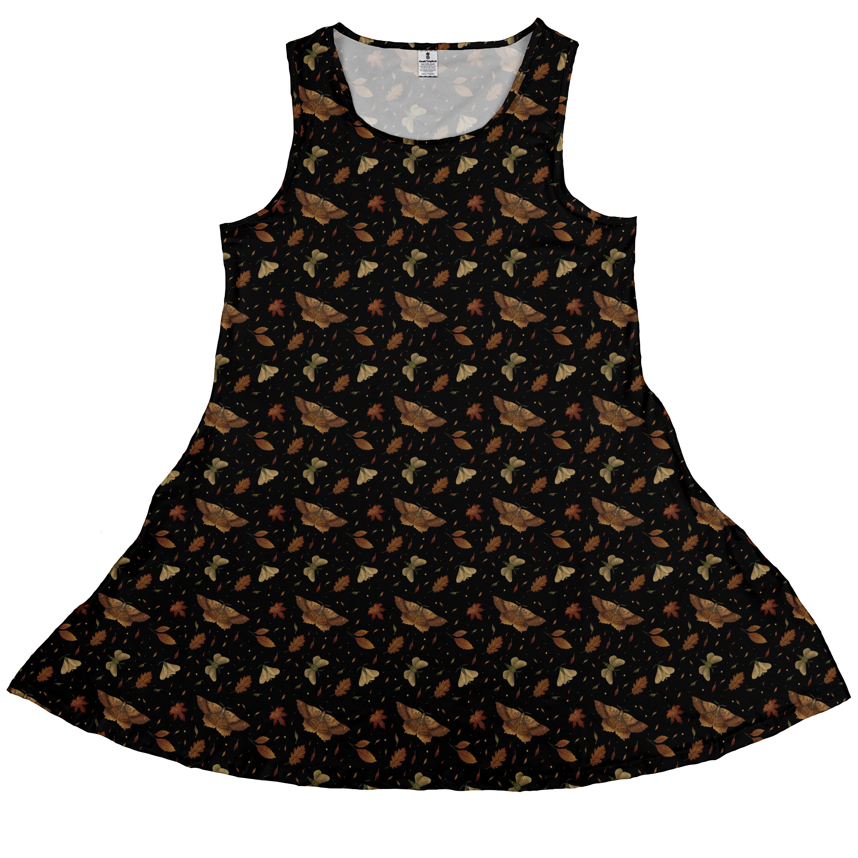 Autumn Moth Sleeveless Dress front