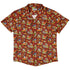 Autumn Pumpkin Kittens Button Up Shirt Hawaiian Front
