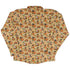 Autumn Pumpkin Puppies Long Sleeve Button Up Shirt back