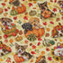 Autumn Pumpkin Puppies Long Sleeve Button Up Shirt pocket
