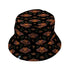 Autumn Underwing Moths Bucket Hat Black Stitching
