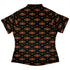 Autumn Underwing Moths Curvy Button Up Shirt womens back