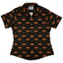 Autumn Underwing Moths Curvy Button Up Shirt womens front