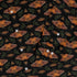 Autumn Underwing Moths Long Sleeve Button Up Shirt sleeve close