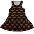 Autumn Underwing Moths Sleeveless Dress front