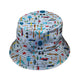 Aviation Adventure Bucket Hat Geek Nerd aviation print Design by Zirkus Design lx - B