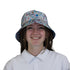 Aviation Adventure Bucket Hat Geek Nerd aviation print Design by Zirkus Design lx - B
