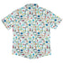 Aviation Adventure Button Up Shirt Geek Nerd adult sizing aviation print Design by Zirkus Design