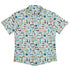 Aviation Adventure Button Up Shirt Geek Nerd adult sizing aviation print Design by Zirkus Design