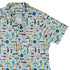 Aviation Adventure Curvy Button Up Shirt Geek Nerd aviation print Design by Zirkus Design q225