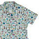 Aviation Adventure Curvy Button Up Shirt Geek Nerd aviation print Design by Zirkus Design q225