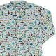 Aviation Adventure Long Sleeve Button Up Shirt Geek Nerd adult sizing aviation print Design by Zirkus Design