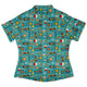 Aviation Adventure instrument Curvy Button Up Shirt Geek Nerd aviation print Design by Zirkus Design q225