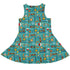 Aviation Adventure instrument Dress Geek Nerd aviation print Design by Zirkus Design lx - C