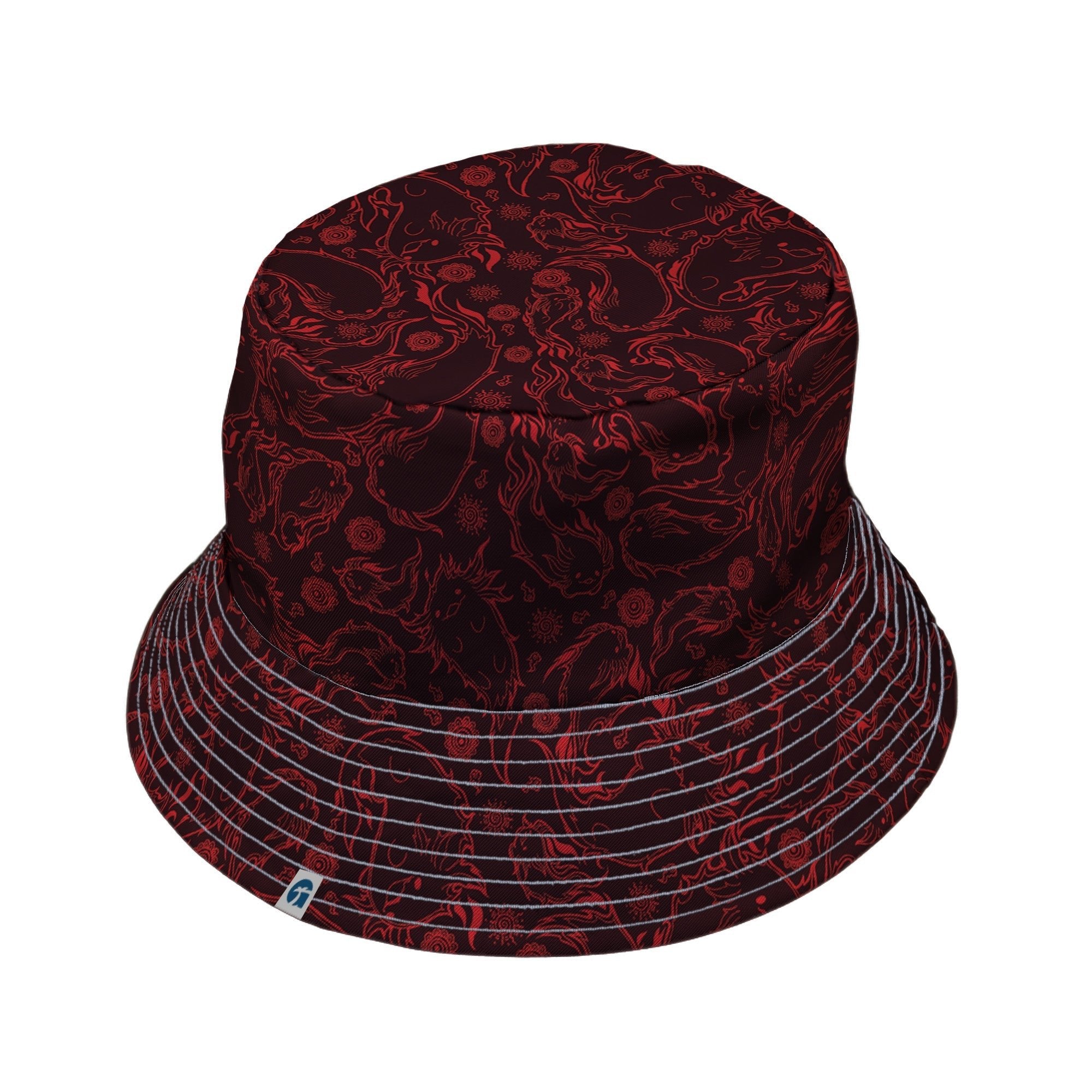Axolotil Firebending Salamanders Bucket Hat - Anime - Design by Ardi Tong - lx - B