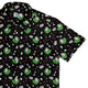 Chickenossauro Rex Button Up Shirt Geek Nerd adult sizing Design by Tobe Fonseca dinosaur print