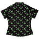 Chickenossauro Rex Curvy Button Up Shirt Geek Nerd Design by Tobe Fonseca dinosaur print q225