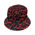 Bat Swarm Bucket Hat Gray Stitching