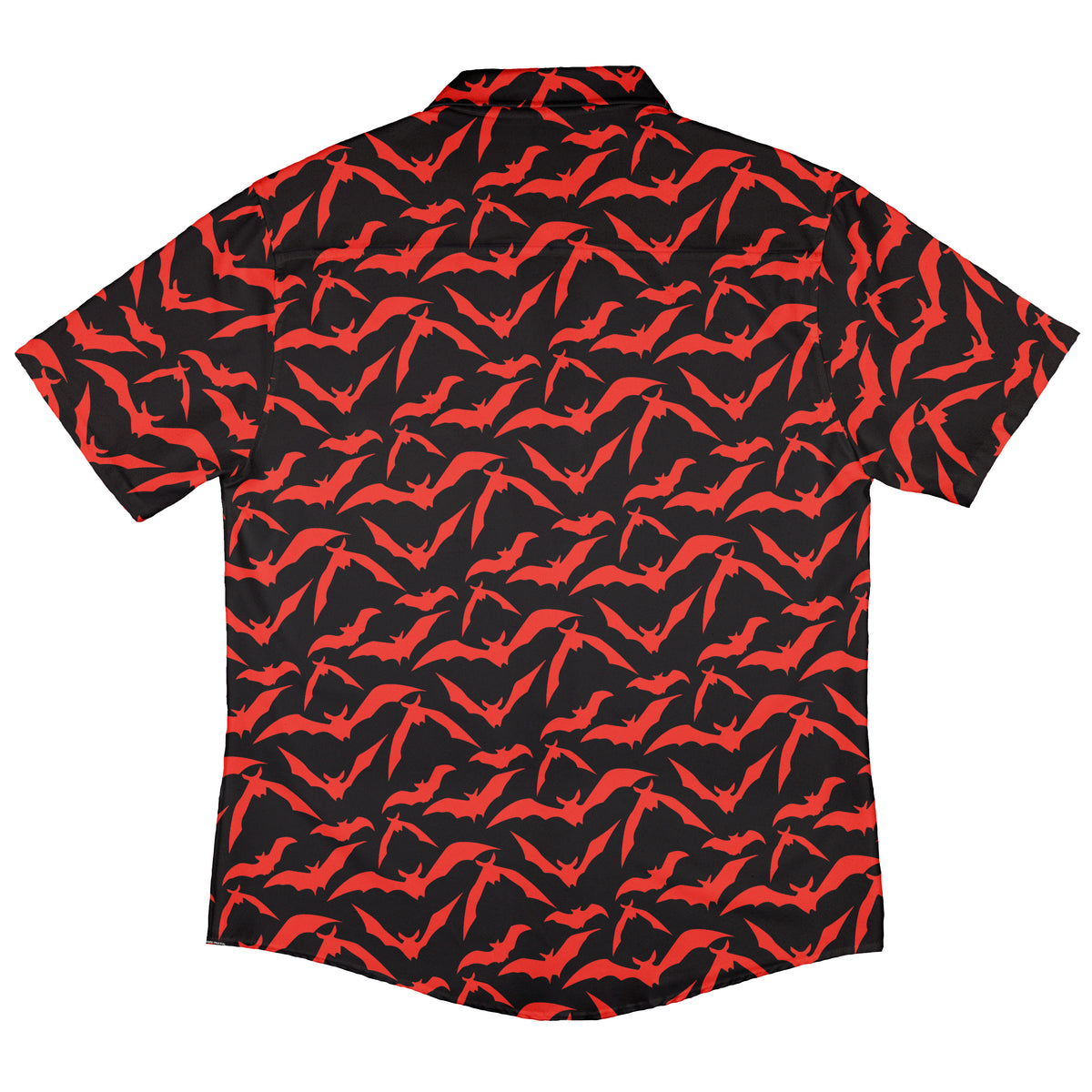 Bat Swarm Button Up Shirt Back