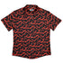 Bat Swarm Button Up Shirt Flat Front