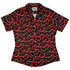 Bat Swarm Curvy Button Up Shirt womens front