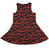 Bat Swarm Sleeveless Dress back