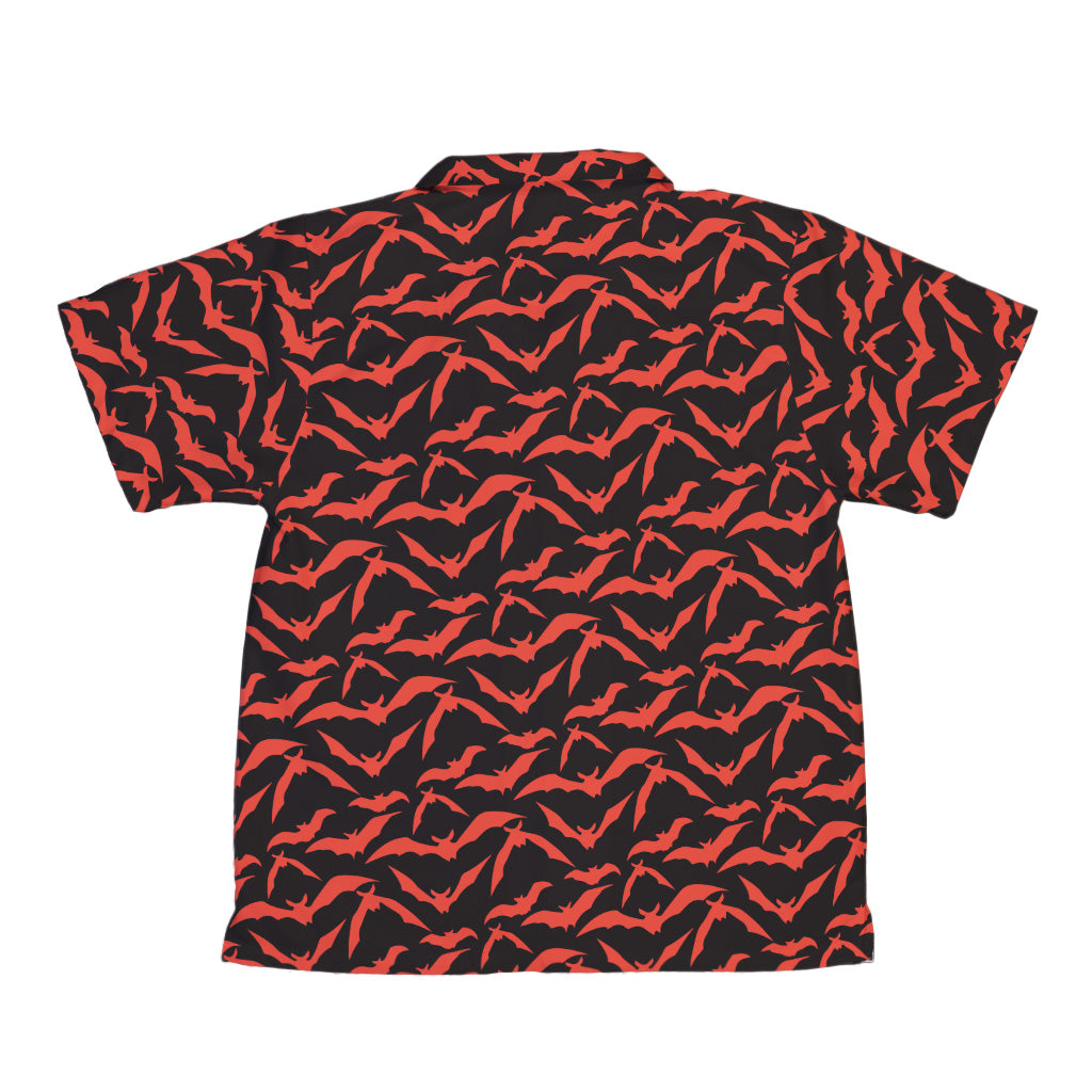 Bat Swarm Youth Hawaiian Shirt Back