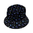 Bats Cats Hats Bucket Hat Gray Stitching