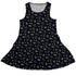 Bats Cats Hats Sleeveless Dress front