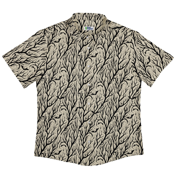 Bats in the Vines Button Up Shirt Geek Nerd adult sizing halloween q4