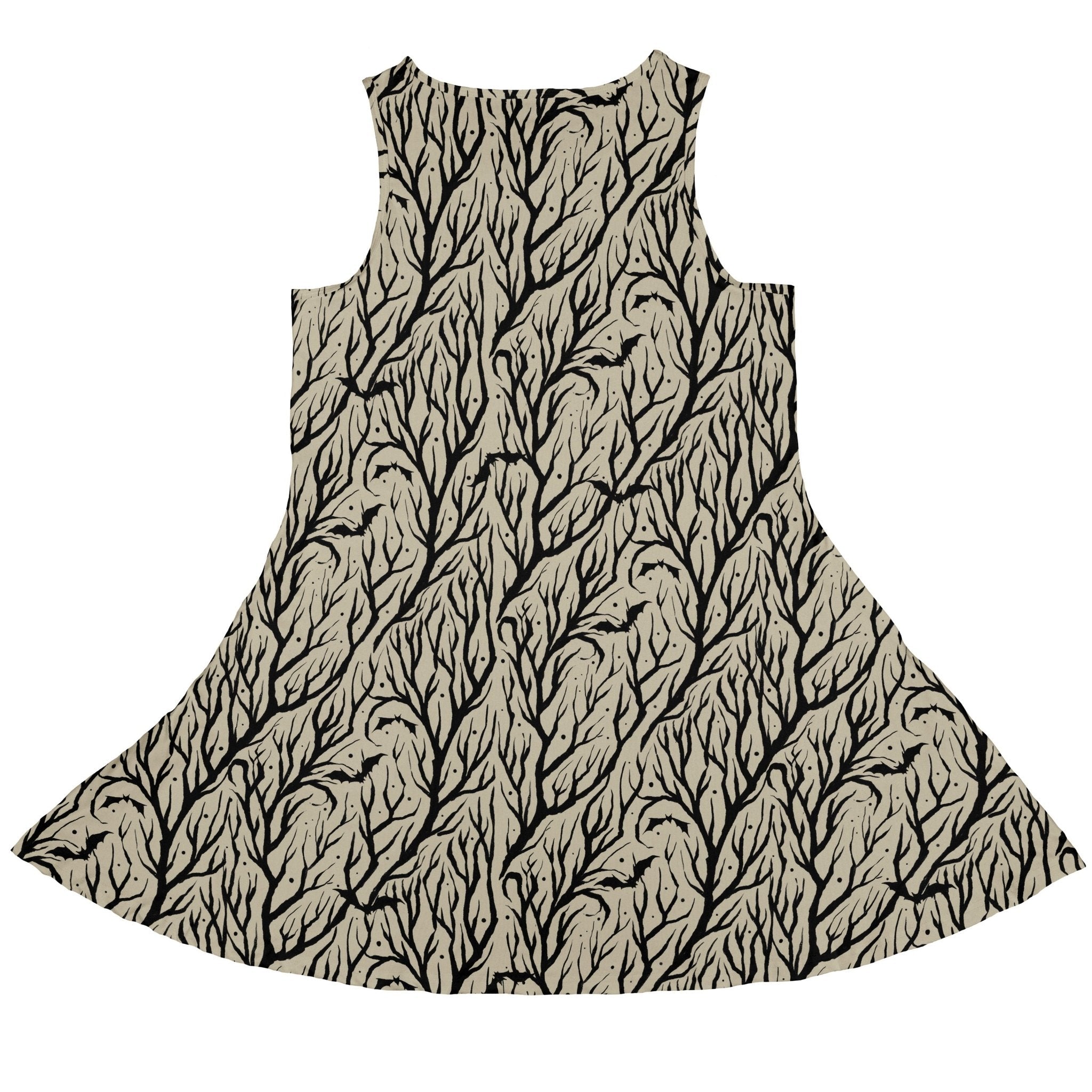 Bats in the Vines Dress Geek Nerd Design by Tobe Fonseca halloween lx - C