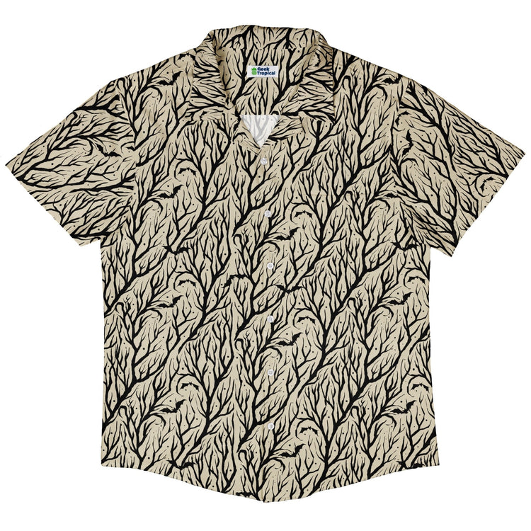 Bats in the Vines Button Up Shirt Geek Nerd adult sizing halloween q4
