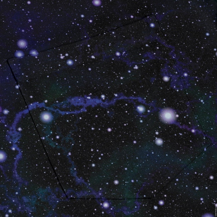 Beautiful Nebula Outer Space Long Sleeve Button Up Shirt Geek Nerd adult sizing FLOW DESC WRITING outer space & astronaut print