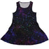 Clearance Ready - to - Ship Beautiful Nebula Outer Space Dress Geek Nerd Clearance lx - C outer space & astronaut print
