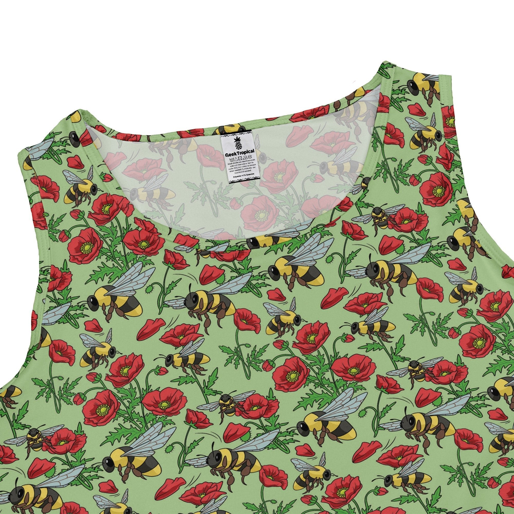Bee - autiful Garden Dress Geek Nerd botany print Design by Julie Kitzes lx - C