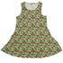Bee - autiful Garden Dress Geek Nerd botany print Design by Julie Kitzes lx - C