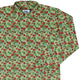 Bee - autiful Garden Long Sleeve Button Up Shirt Geek Nerd adult sizing botany print Design by Julie Kitzes