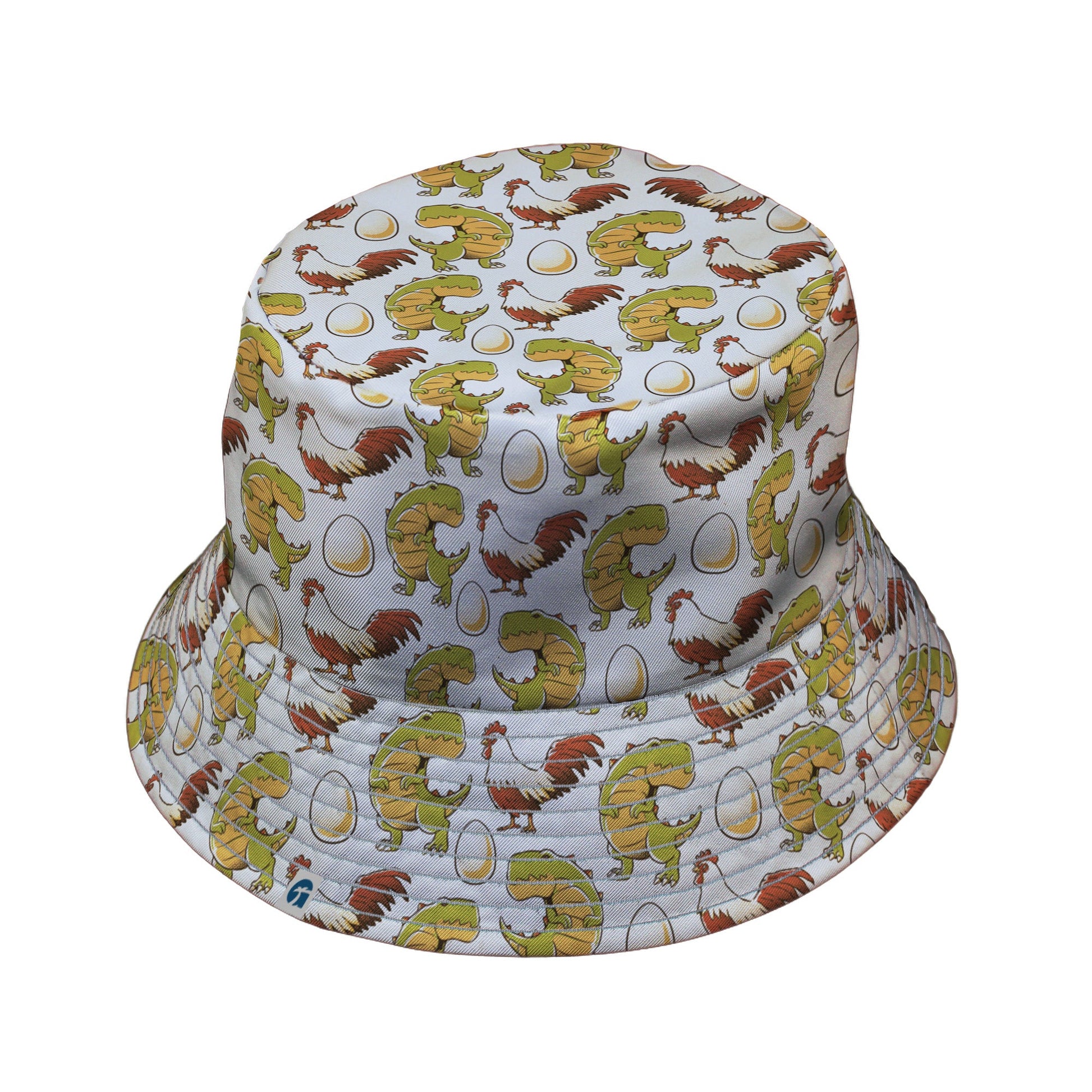 Before the Chicken Bucket Hat Geek Nerd 0925 Design by Tobe Fonseca dinosaur print