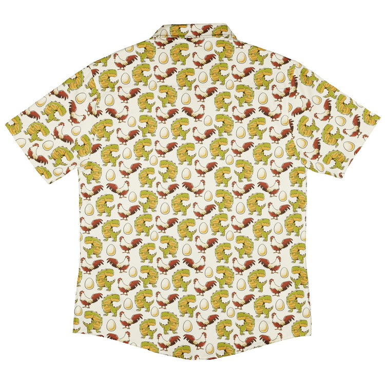 Before the Chicken Button Up Shirt Geek Nerd 0925 adult sizing All Adult Button Up Shirts