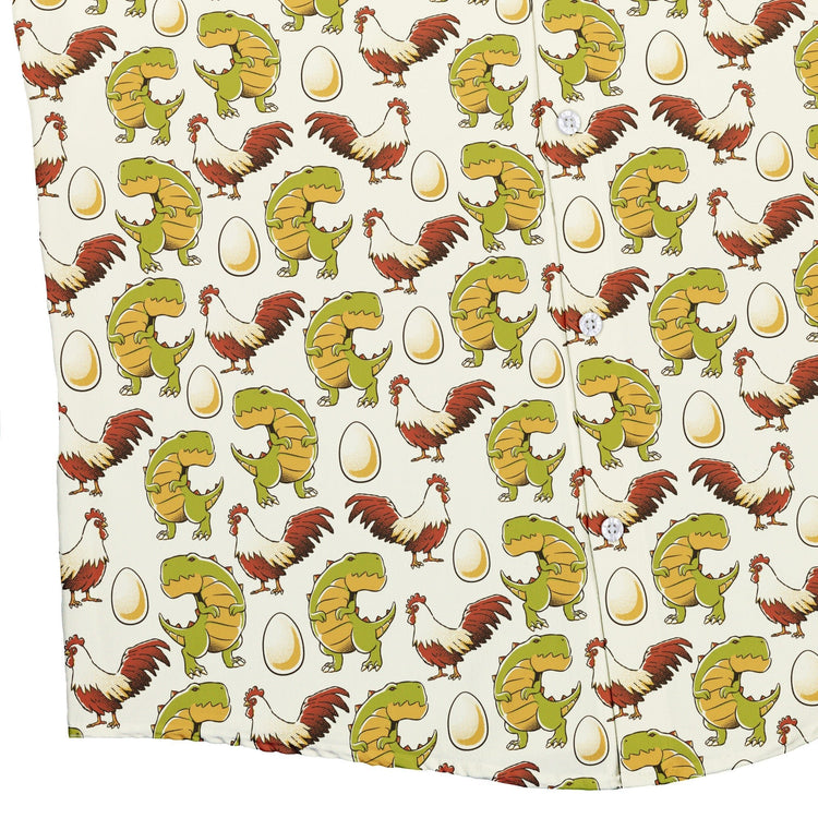 Before the Chicken Button Up Shirt Geek Nerd 0925 adult sizing All Adult Button Up Shirts