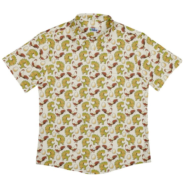 Before the Chicken Button Up Shirt Geek Nerd 0925 adult sizing All Adult Button Up Shirts