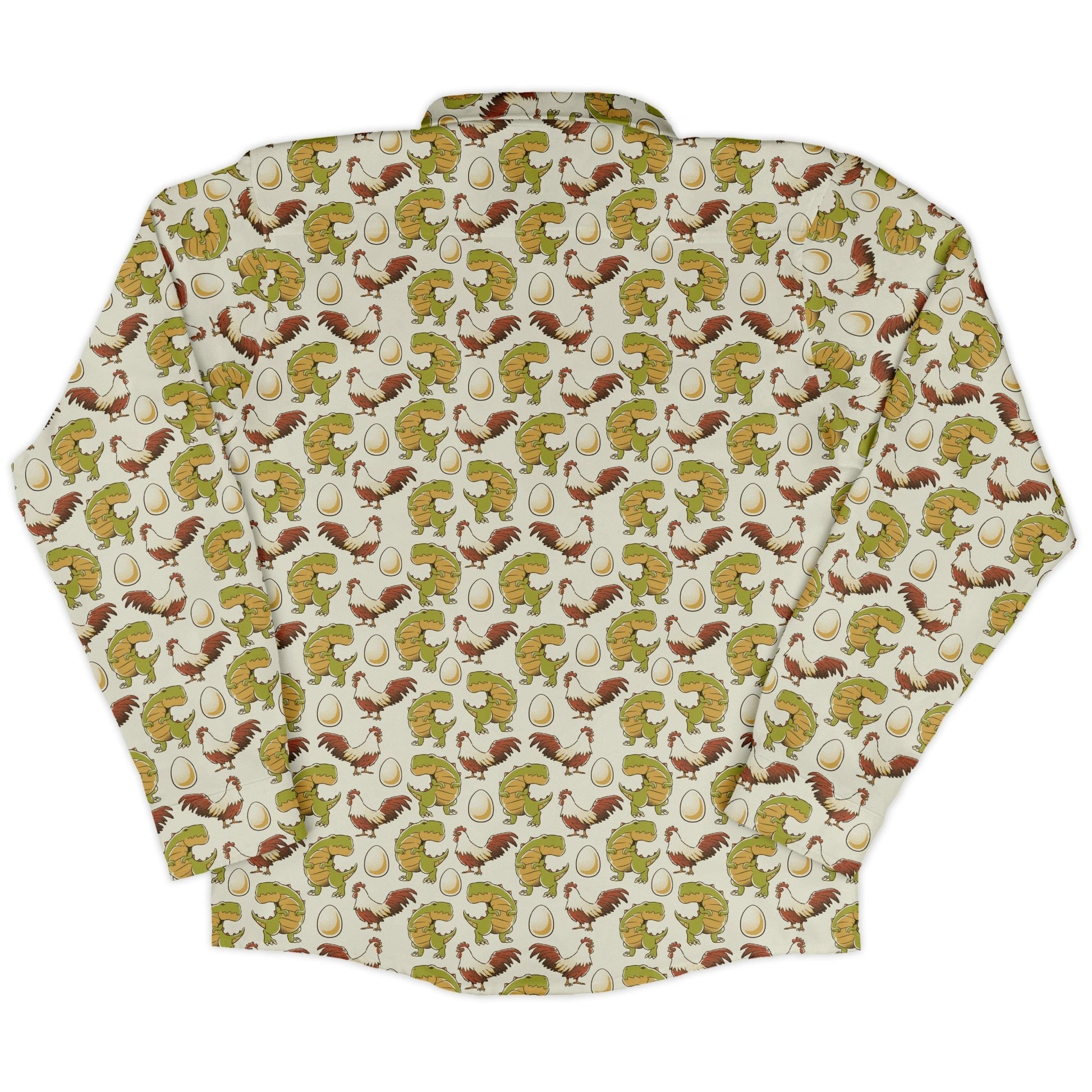 Before the Chicken Long Sleeve Button Up Shirt Geek Nerd 0925 adult sizing All Adult Button Up Shirts