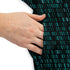 Binary Computer 1s And 0s Teal Black Dress Geek Nerd computer print lx - C Simple Patterns