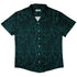 Clearance Ready - to - Ship Binary Computer 1s and 0s Teal Black Button Up Shirt Geek Nerd adult sizing Clearance computer print