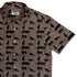 Dnd Dice Black Cats Button Up Shirt Geek Nerd adult sizing Animal Patterns Design by Heather Davenport