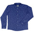 Blob Fish Blue Long Sleeve Button Up Shirt front
