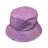 Blob Fish Pink Bucket Hat Gray Stitching