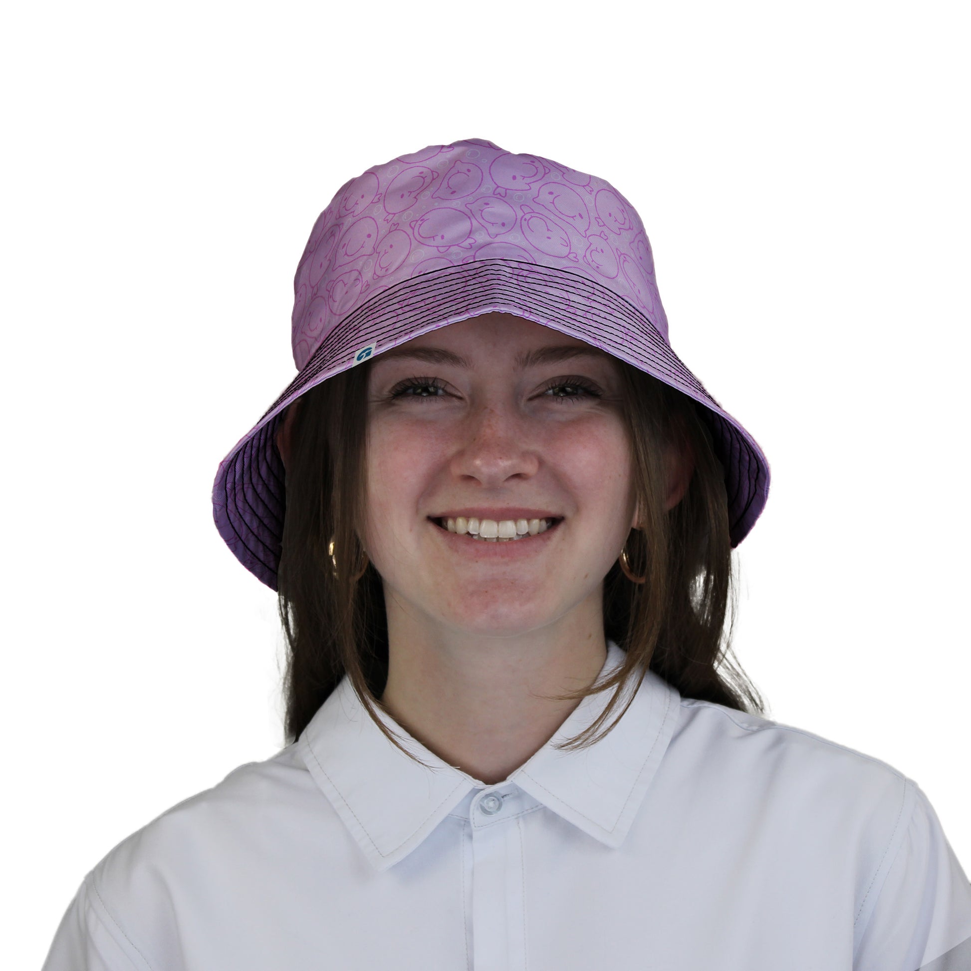 Blob Fish Pink Bucket Hat Woman