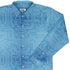 Blue Computer Circuit Board Long Sleeve Button Up Shirt Geek Nerd adult sizing computer print FLOW DESC WRITING