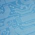 Blue Computer Circuit Board Long Sleeve Button Up Shirt Geek Nerd adult sizing computer print FLOW DESC WRITING